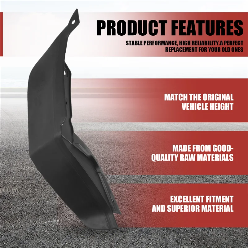 2 قطعة المصد الأمامي سبلاش الطين رفرف الحرس ضغط الشفاه 51119802643 51119802644   ل R60 R61 2011-2016