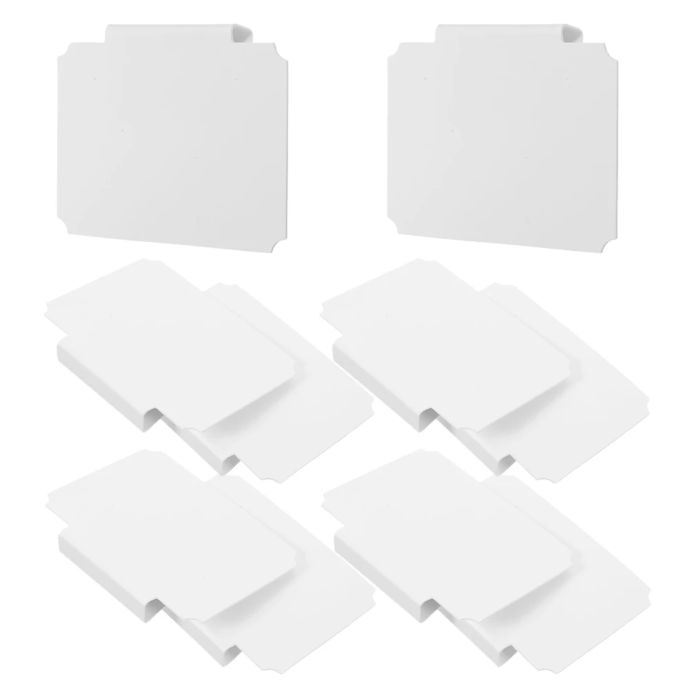

Label Holder Basket Labels Clip Bin White Removable Storage Container Kitchen Pantry Folder Organization Detachable Sturdy