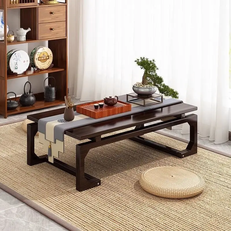 Factory Direct 2026 New Chinese coffee table living room small apartment household non-solid wood small table simple tea table b
