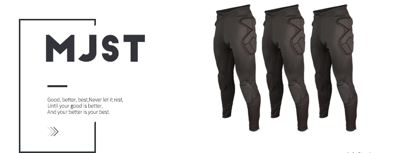 Herren Fußball Torwart Trainingshose EVA Verdickte Schwamm-Knieschoner Schutz Herren Fußball Rugby Knieschutz Hüftpolster Hose Lange Hose – Detail 2