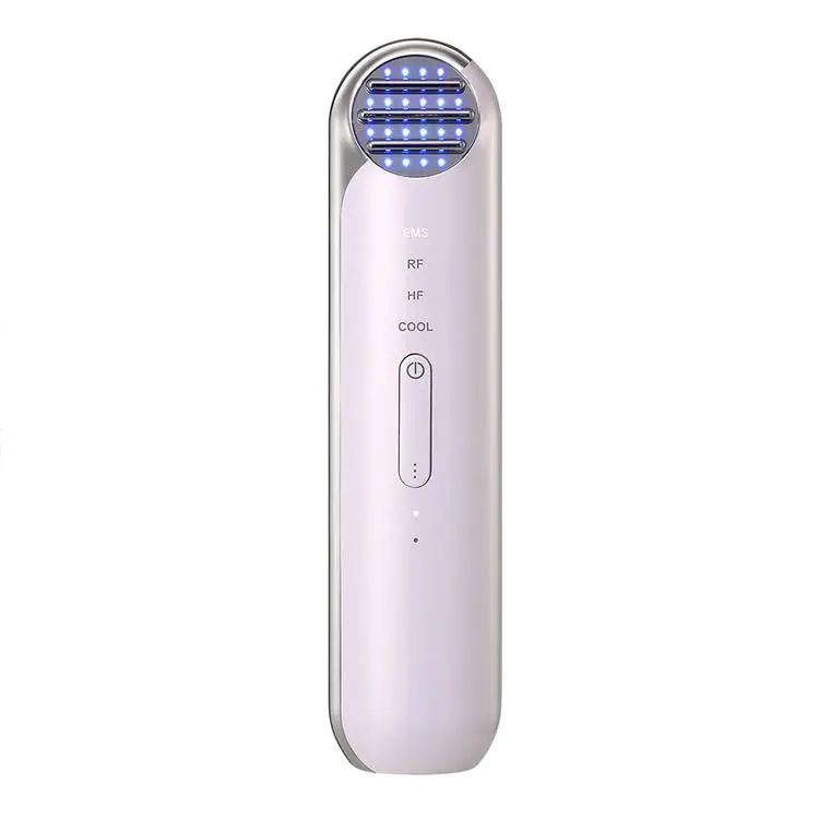 5-in-1 Beauty Machine Care Anti Aging Rimpel LED Foton Microstroom EMS Hot Cold Facial Massager Face Lift-apparaten
