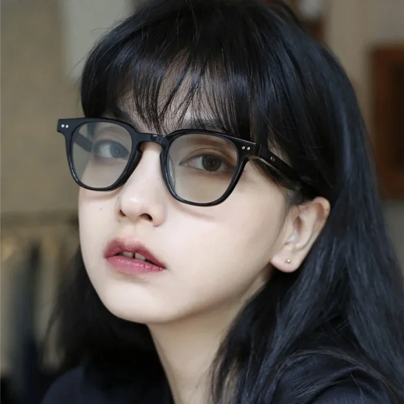 Women UV Resistant Sun Glasses Ultra Light Round Frame Resin Sunglasses Vintage Sunglasses for Men Sun Protection Eyewear gg image 4
