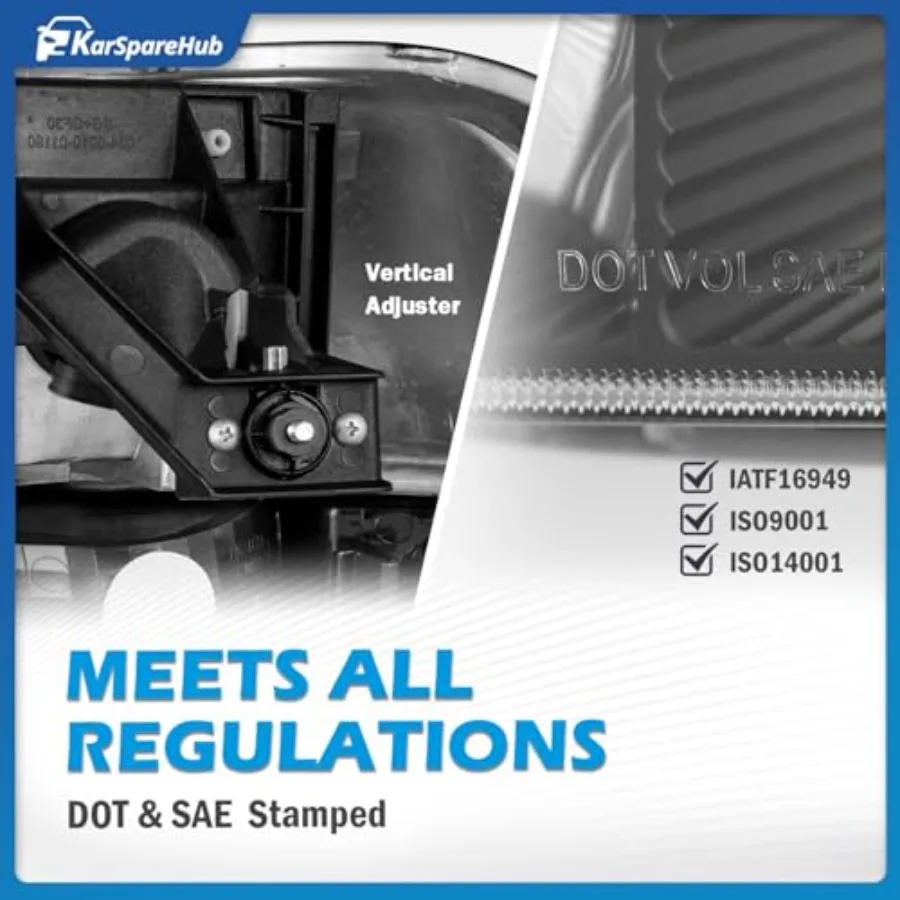 Conjunto de faróis para 19992006 GMC Sierra 1500 2500 e 20002006 GMC Yukon XL com lâmpadas completas do lado do motorista e do passageiro H