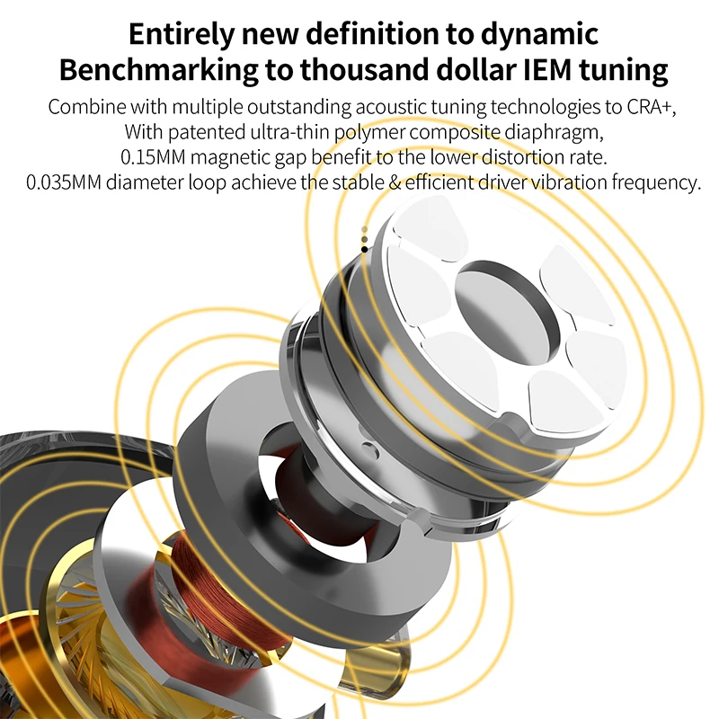 Cca craメタルヘッドホン,イヤーモニター,低音,マイク付き有線イヤホン,スポーツゲーム,hi-fi,キャンセル