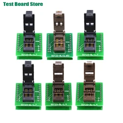 Test Board 1pcs SOT23-3 5 6L Gold-Plated Aging Seat With Plate Burning Socket Plastic Width 1.7/1.4 Straight Pin