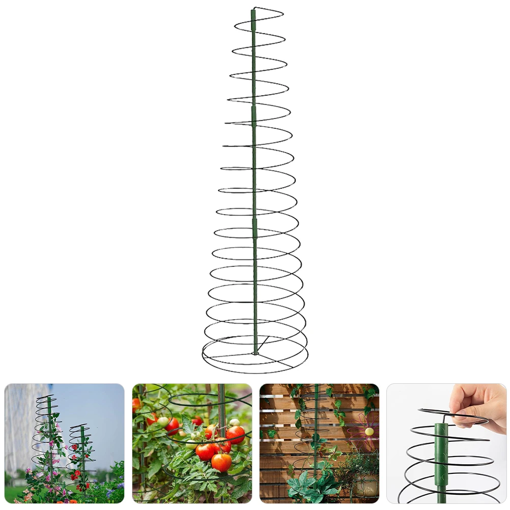 

Climbing Plant Trellis Spiral Iron Rack for Potted Plants Garden Flowers Strong Material Shaped Climbing Plants