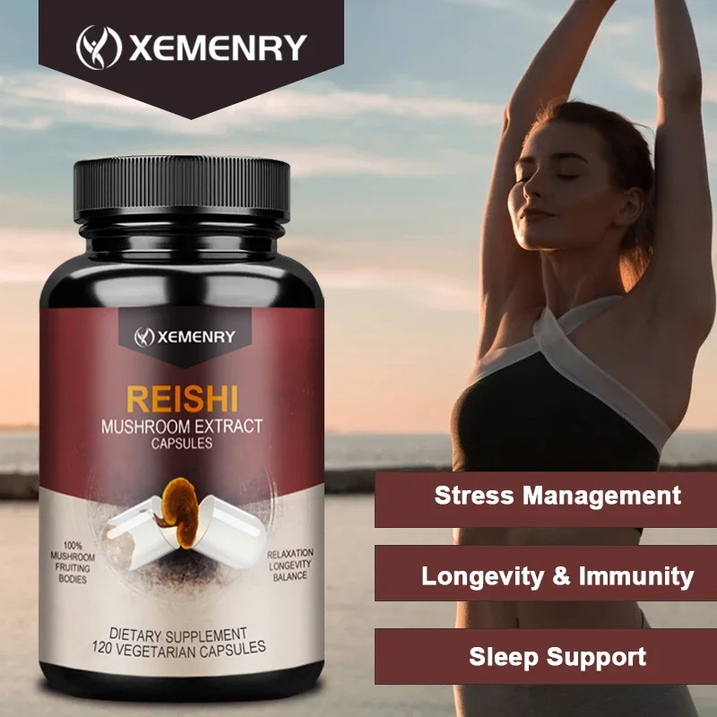 Ganoderma Lucidum Capsules - Restore The Body and Improve Sleep, Improve Cognitive Function