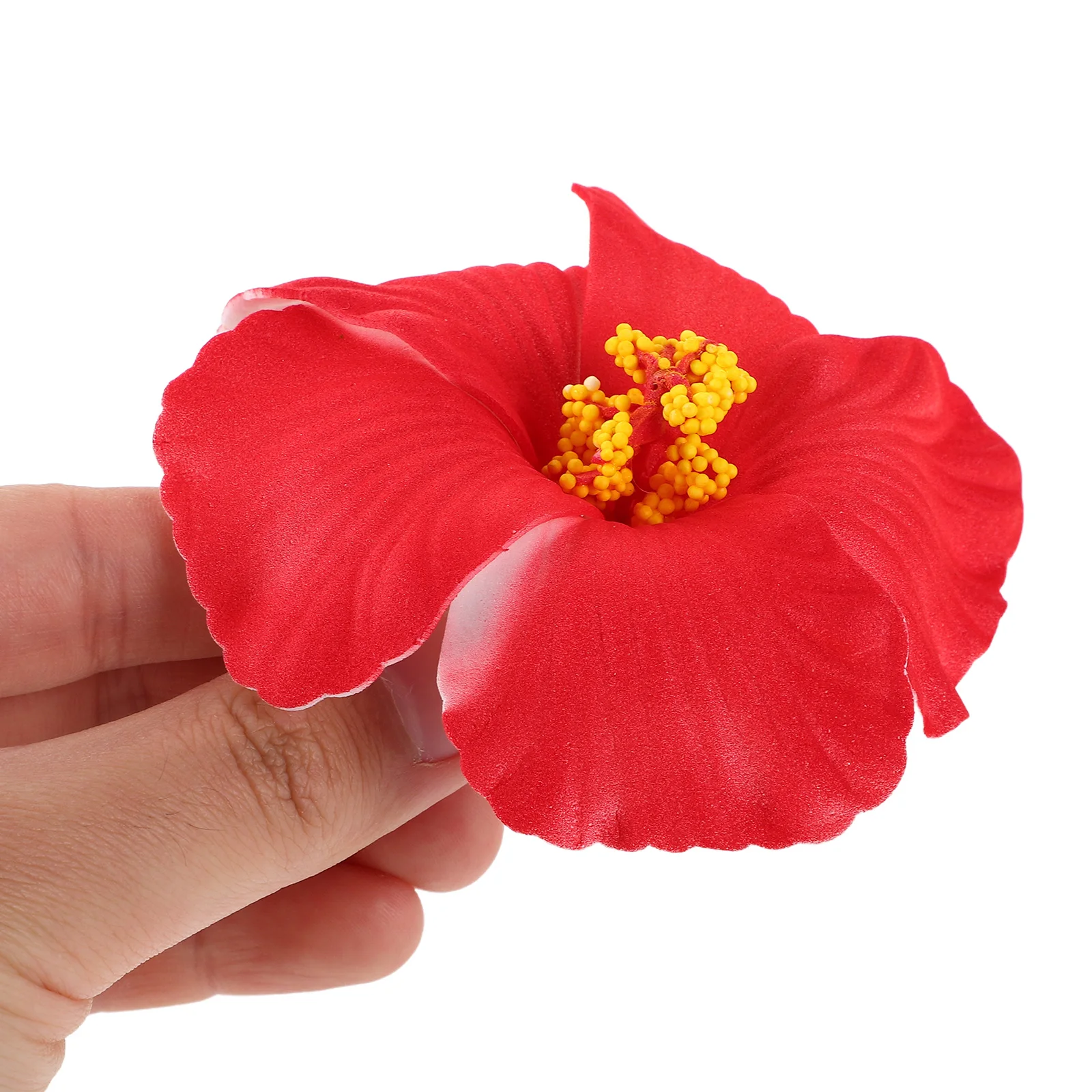 

6 Pcs Fabric Flower Hair Clips EVA Hawaii Style Bohemian Beach Accessories for Women Girls Lightweight Comfortable