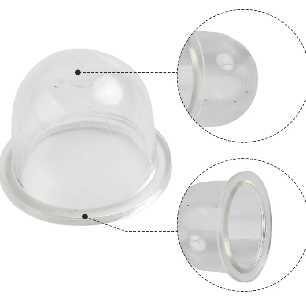 Fuel Pump Ball Kit 20pcs Compatible with Trimmer Brush Cutter For Primer Bulb Systems Transparent Plastic Construction
