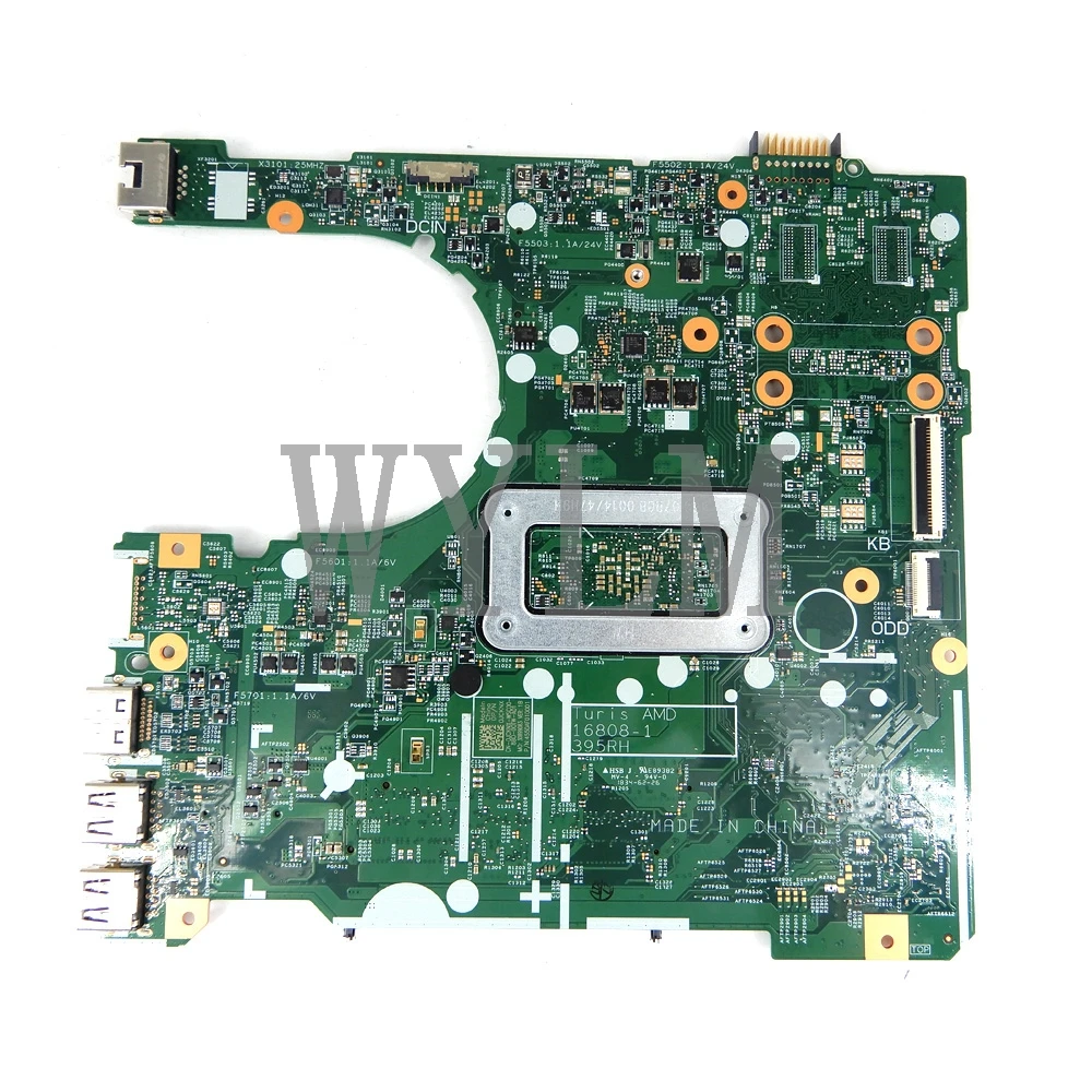 16808-1 395RH E2-9000E CPU DDR4 Mainboard For DELL Inspiron 14 3465 15 3565 Laptop Motherboard CN-0JCKNX JCKNX