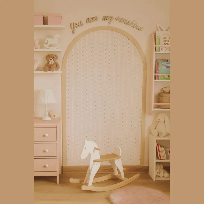 

you are my sunshine wall sign arch Wooden Frame Kids Bedroom wood Arch Decals for Nursery Bedroom Living Room
