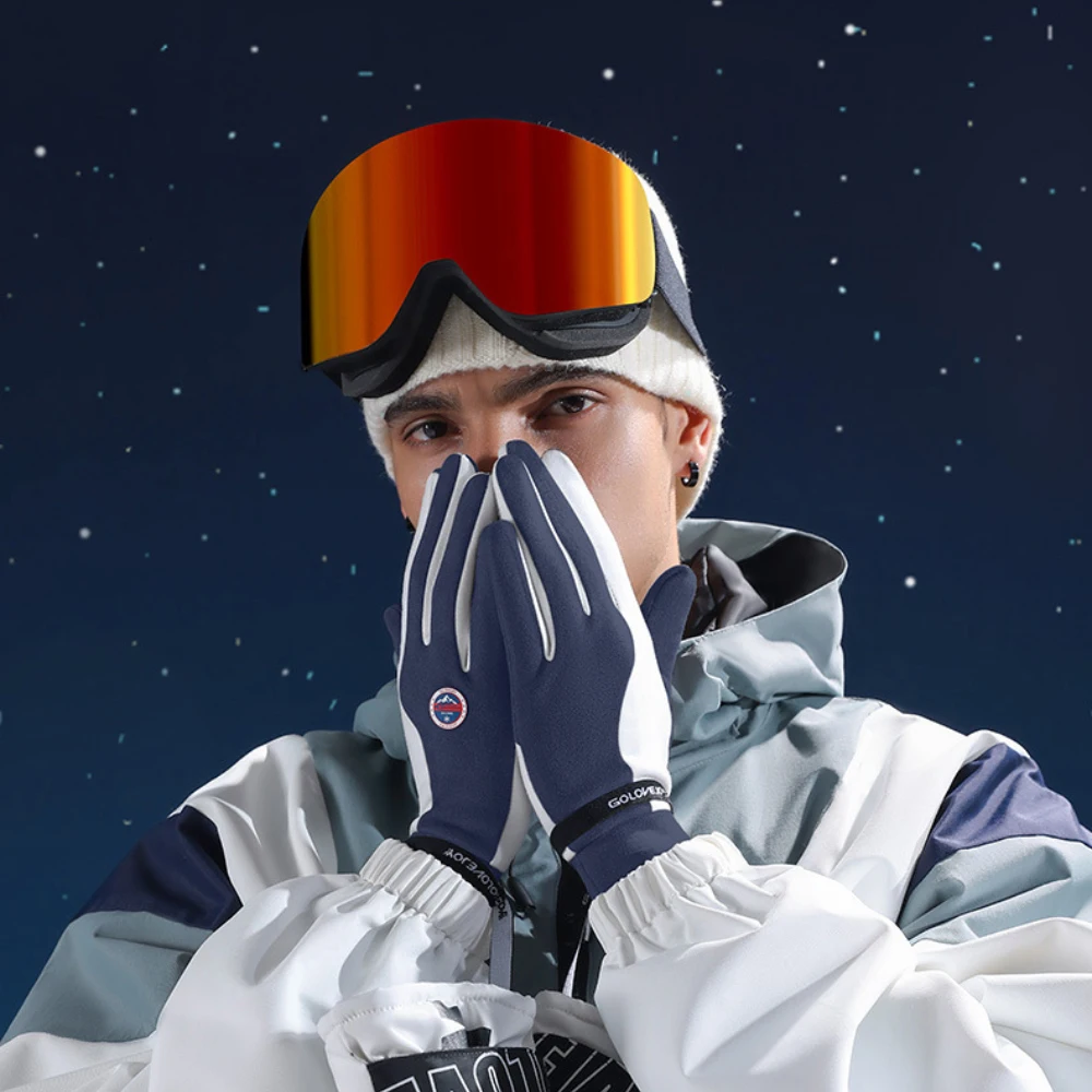 Winter Gloves for Anyone Touchscreen Warm Windproof Non Slip Cold Weather Outdoor Cycling Driving Motorcycle Riding Work Gloves