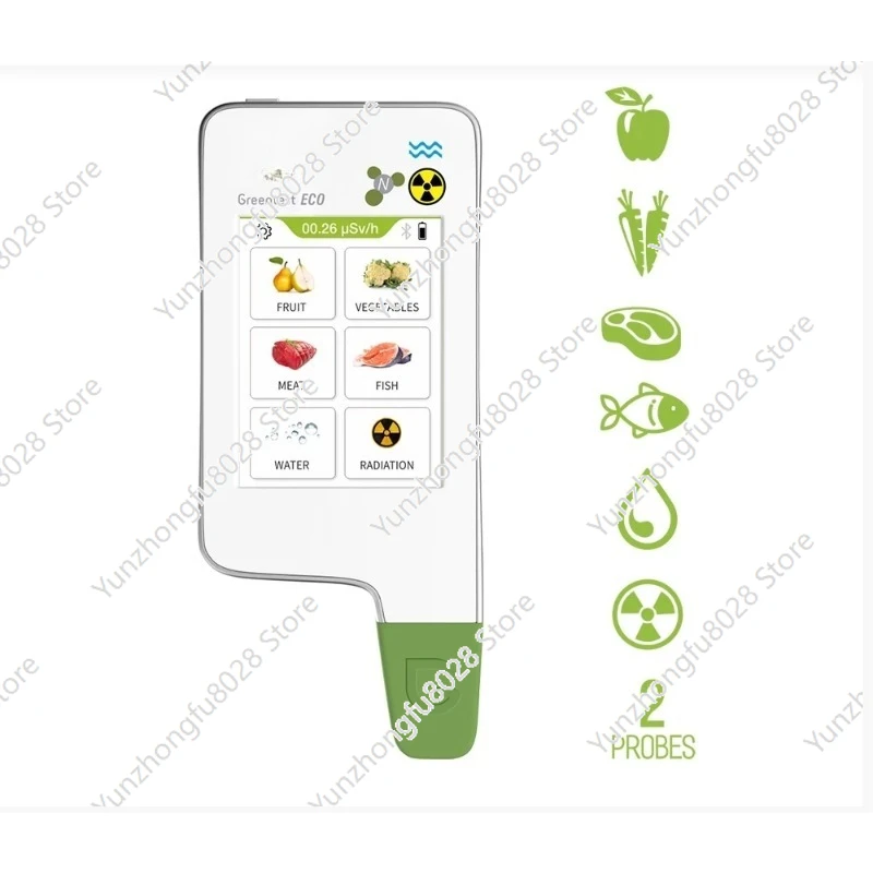 ECO6 Updated Home Kitchen Nitrate Tester Detector Radiation TDS Water with Bluetooth Function and Capacitive Screen