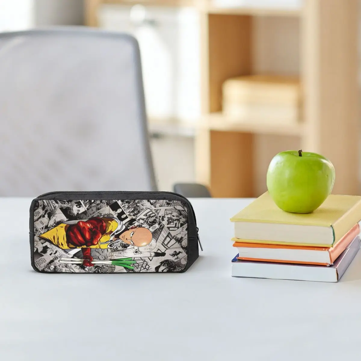 Anime One Punch Man Pencil Cases for Students School Pen Box Pencil Bag Large Capacity Pencil Pouch Storage Stationery Supplies