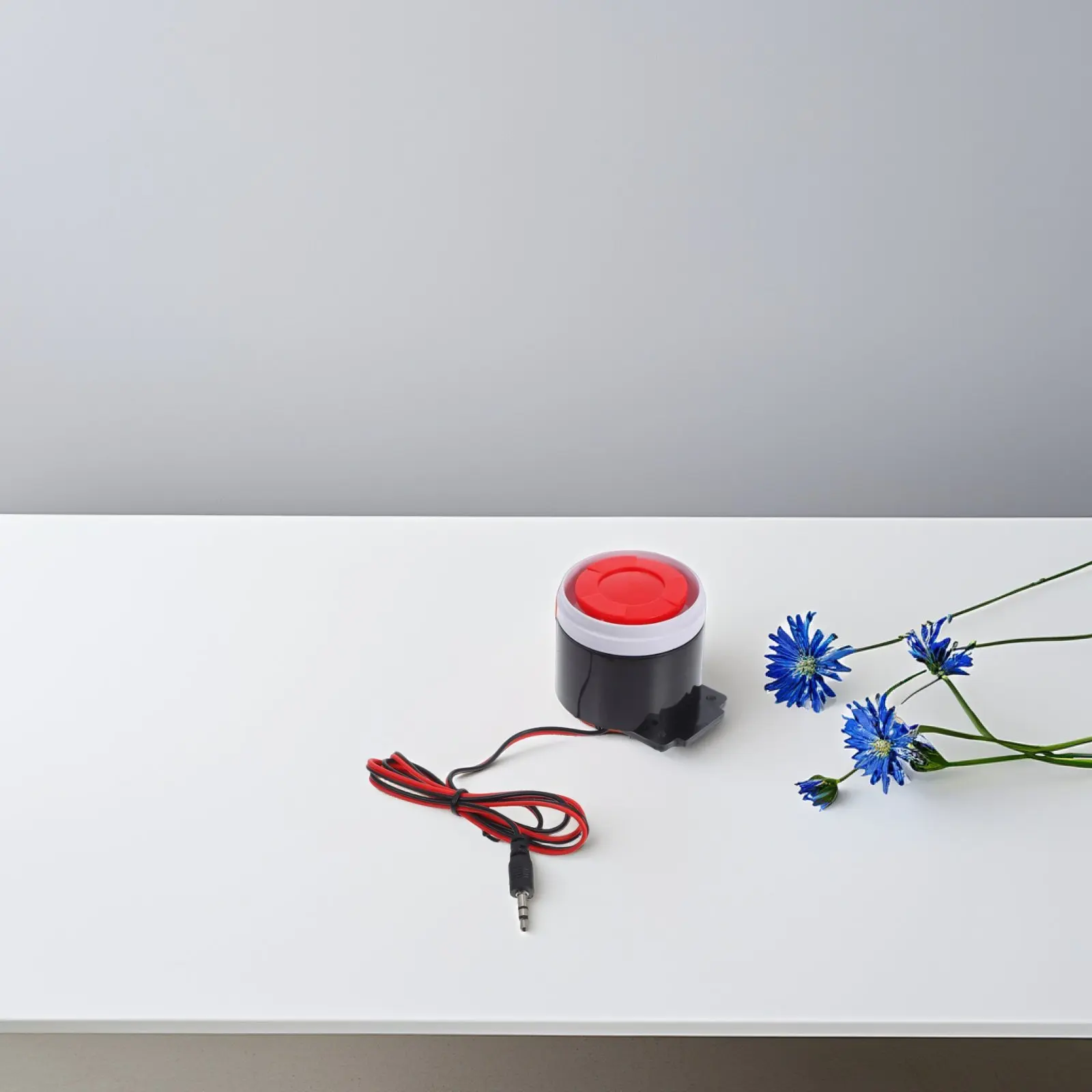 

2 шт. Проводная мини-сирена сигнализации с громким звуком и чувствительным датчиком для домашней и офисной безопасности, мини-сирена-зуммер