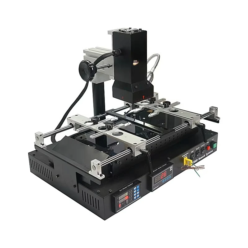 BGA Rework Station with 810pcs Stencil Set for Computer Motherboards LCD TVs Large Circuit Board Repair LY IR8500 V.2 Infrared