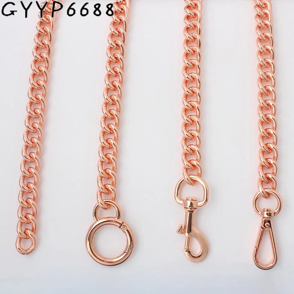 

13mm rose gold light aluminium Chain fashion purse chain strap for handbags purse adjusted strap hardware bag handle