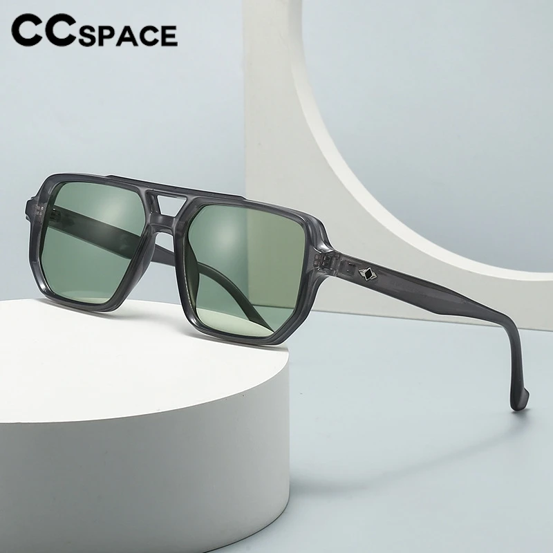 

Retro Polygon Square Woman Sunglasses Fashion Brand Design Man Double Beam Rivet Eyeglass Frame Classics Sunscreen Eyeglass