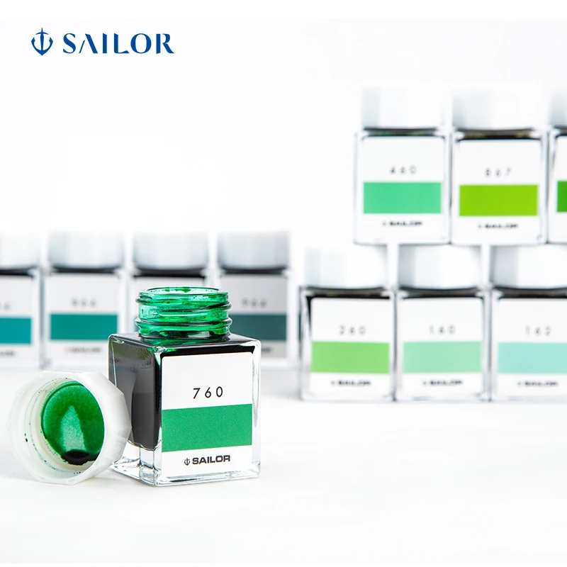 SAILOR 1210 Workshop 100 Colors Ink Season 1 Dye Color Ink 20ml Pen Japan Original  Fountain Ink 20ml Journal