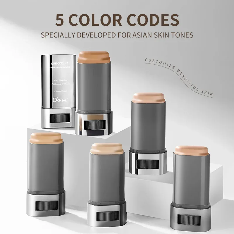 OCHEAL matowy podkład w kremie w sztyfcie wodoodporny trwały kontrola oleju pokrywa trądzik baza gładka nawilżająca rozjaśniająca korektor makijaż