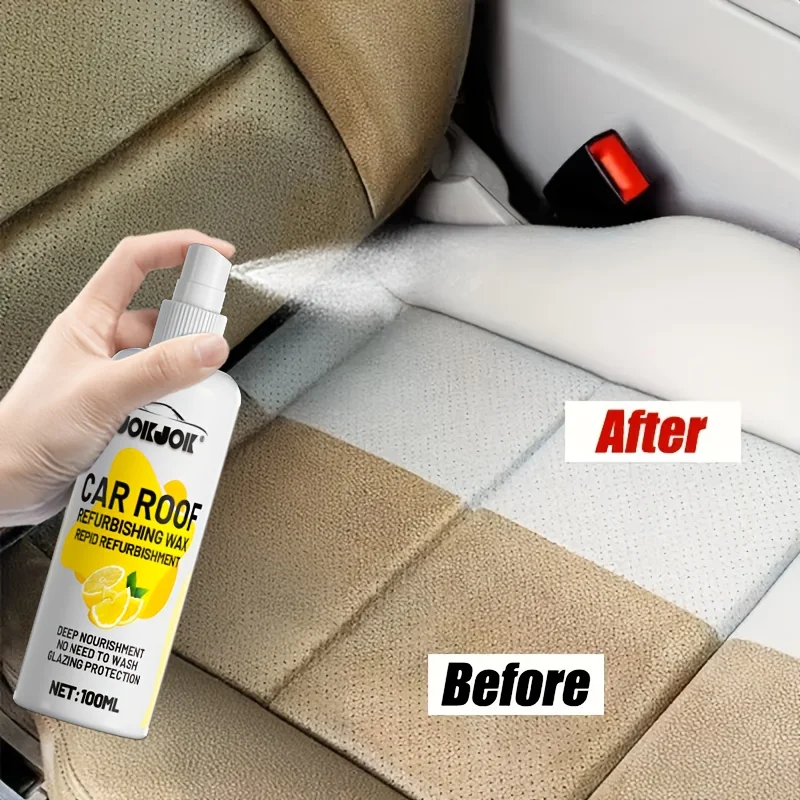 Car Headliner & Seat Care Spray, Ph Neutral Formula,Leather Interior Protector,Fabric Cleaner,Portable,Gentle,Non-Toxic Solution