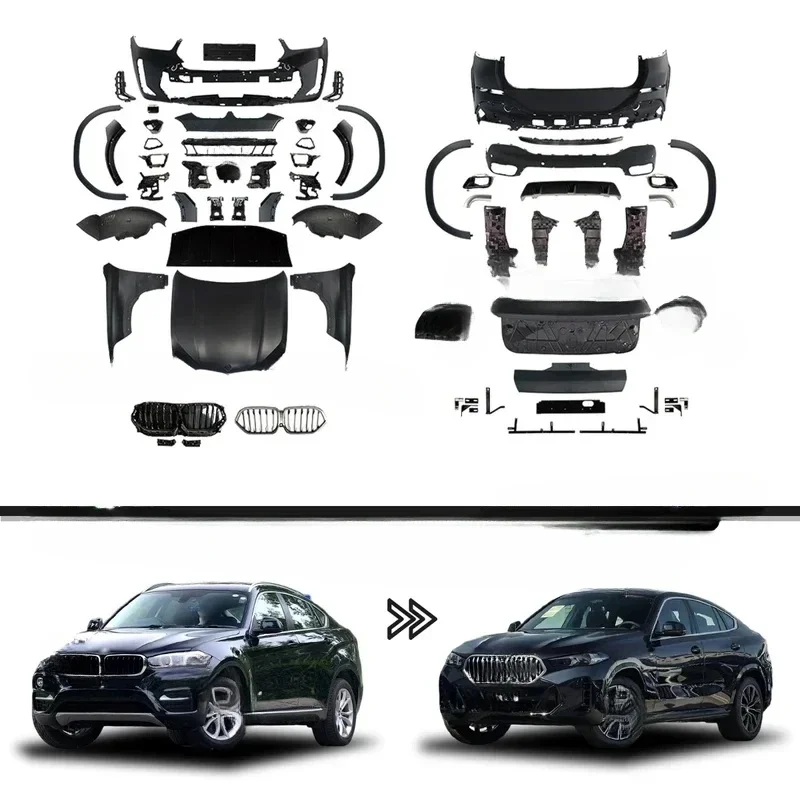 Heavy Duty Tech Style Full Exterior Kit Sport Style Universal Fit Car Auto Guard