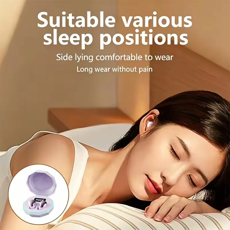 B57-Mini Invisible Earbuds Bluetooth TWS Wireless Earphones HIFI Stereo Headsets with Microphones Headphones Long Battery Life