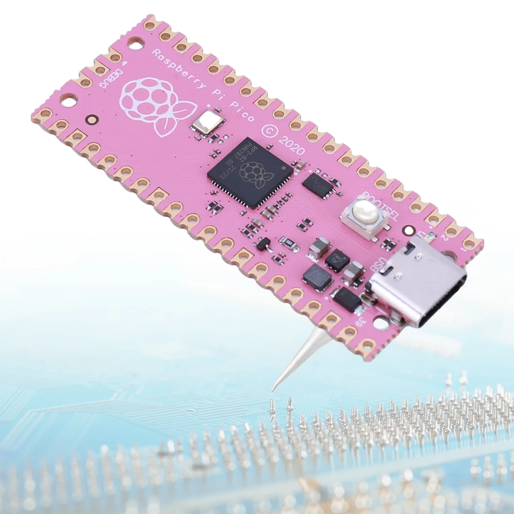 RP2040 Low-Power Microcomputers for Raspberry Pi Pico Running Up To 133 MHz Support C/C++/Python with SPI/I2C/UART