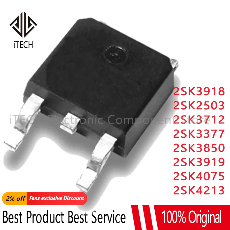 5PCS 2SK3918 K3918 TO-252 2SK2503 K2503 2SK3712 K3712 2SK3377 K3377 2SK3850 K3850 2SK3919 K3919 2SK4075 K4075 2SK4213 K4213 SOT