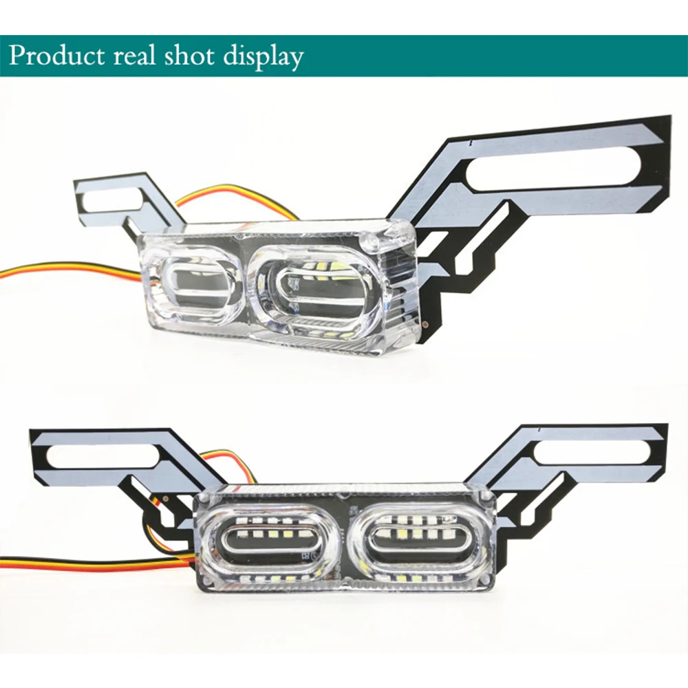 Motocykl LED stroboskopowa lampa stopu hamulca migające oświetlenie tablicy rejestracyjnej RGB kolorowy kierunkowskaz ostrzeżenie tylne światło