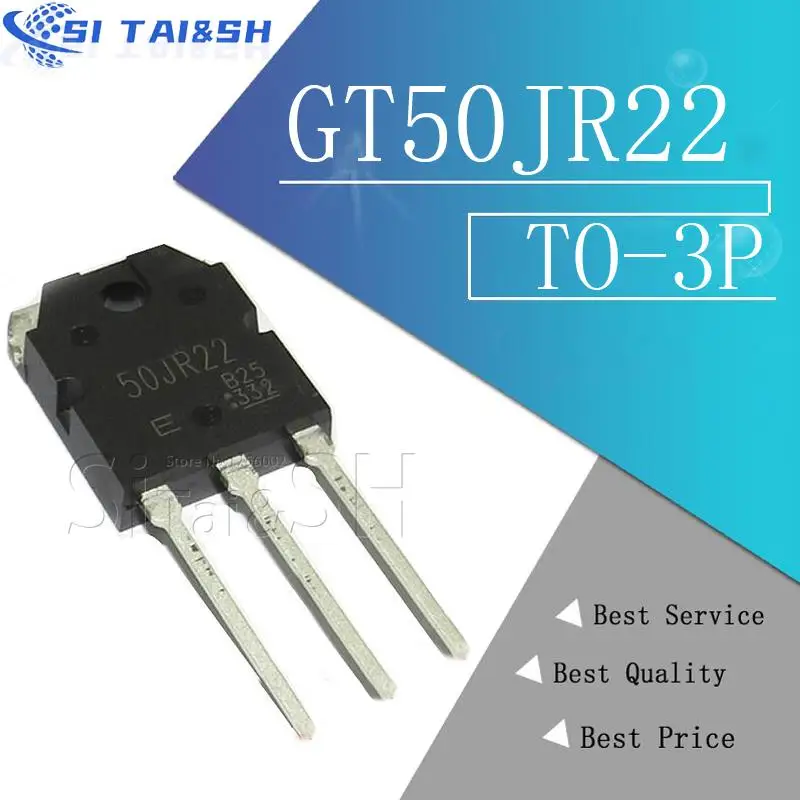 1 peça 100% melhor qualidade gt50jr22 50jr22 TO-3P 50a 600v potência igbt transistor molewei