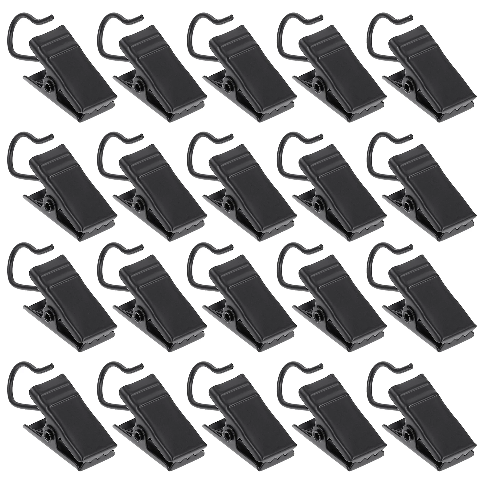 

50Pcs Metal Curtain Clips Strong Curtain Clamp Hook for Window Bath Curtains Photo Hanging Office Kitchen Garden Use