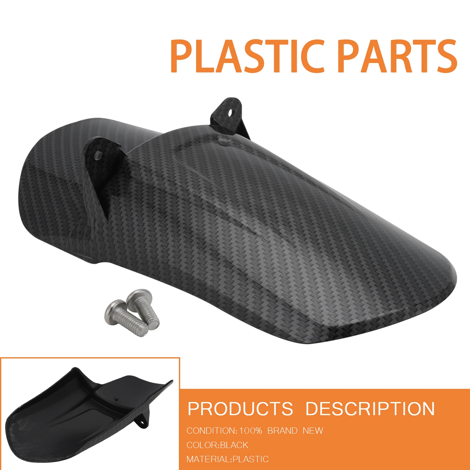 Guardabarros de rueda trasera de fibra de carbono de imitación para motocicleta, accesorios de guardabarros para bicicleta eléctrica todoterreno sur-ron S X