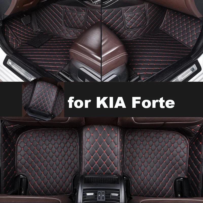 

Autohome Car Floor Mats For KIA Forte 2009-2020 Year Upgraded Version Foot Coche Accessories Carpetscustomized