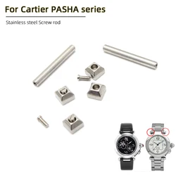 For Cartier PASHA series Watch accessories belt connecting rod Table ear screw rod Fixed axis 16mm 18mm 20mm 22mm Send tool