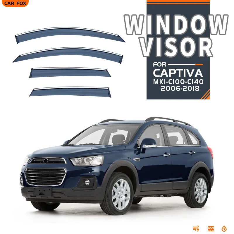 

For Holden Captiva5 Captiva7 Captiva MaXX Car Window Visor Awning Shelters Windshield Side Window Rain Sun Shade Accessories