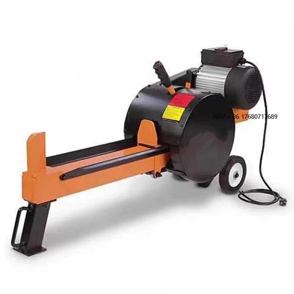 Small  Wood Splitter Electric Chipper Machine Hydraulic Wood Splitting Machine for Sale