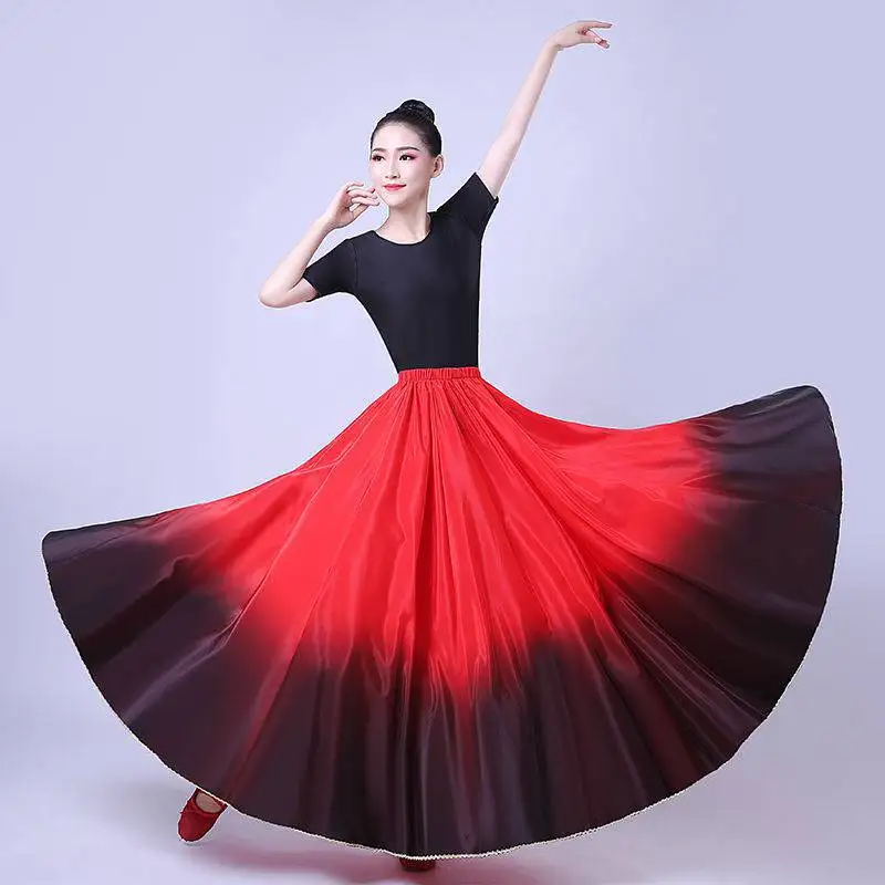 Mulheres Vestidos de Performer de Dança Flamenca Espanhola, Saias de Dança, Trajes Femininos, Tamanho Grande Vestido de Festa