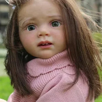 25 inch unpolished reborn kit Fritzi full arms long standing legs blank doll parts custom body with COA