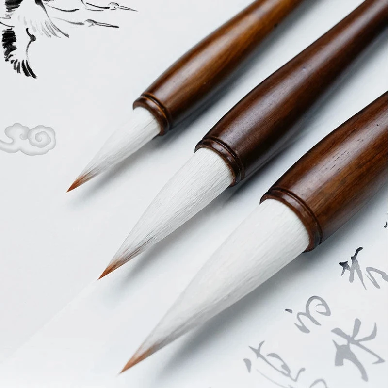 Woolen Multiple Hair Calligraphy Brush Pen Beginner Professional Calligraphy Practice Writing Ou Style Regular Script Art Pen
