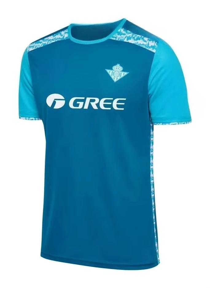 Venta caliente 25_26 Real Betis camiseta de fútbol diaria impresa en 3D con top transpirable de manga corta amado por los fanáticos del español