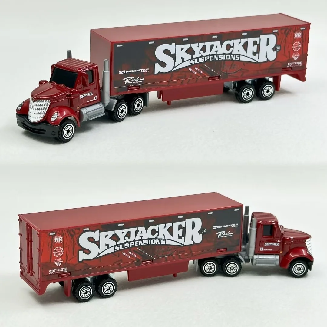 نموذج سيارة من خليط معدني لعلبة الثقاب - لعبة City Hero Racing Fedex Mb1026 نموذج مقياس سيارة قابل للجمع غير يتم التحكم فيه عن طريق الراديو #6