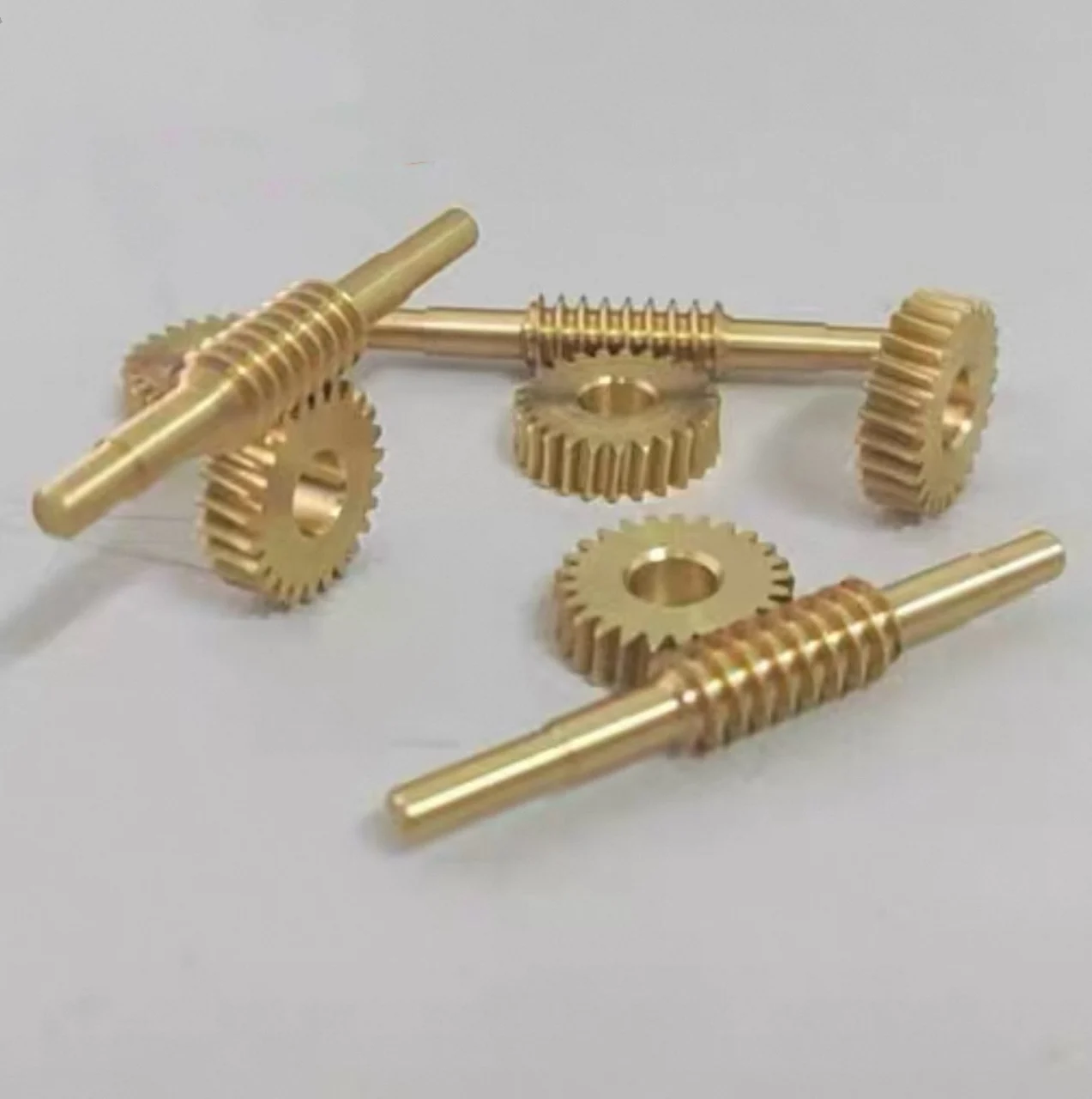 1:25 DIY Motor Copper Worm Gear Shaft M0.5 25 Teeth 5mm for Automation Equipment Toys And Models