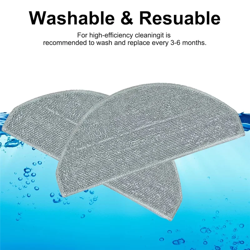 A24P 17PCS For Honiture V8 Pro Robot Vacuum Cleaner Accessories Replacement Washable Main Brush Side Brush Filter Mop Cloth