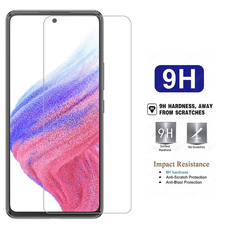 tempered glass phone case for samsung galaxy a53 5g back cover on samsunga53 galaxya53 a 53 53a 4g 360 galxy glaxy galax a53case