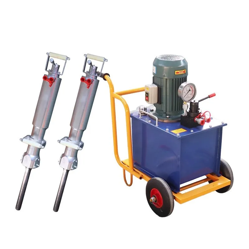 Hydraulic Stone Cutter Rock Splitter Machine for Cement Pile Head Breaking Static Blasting Core Including Pump for Mining
