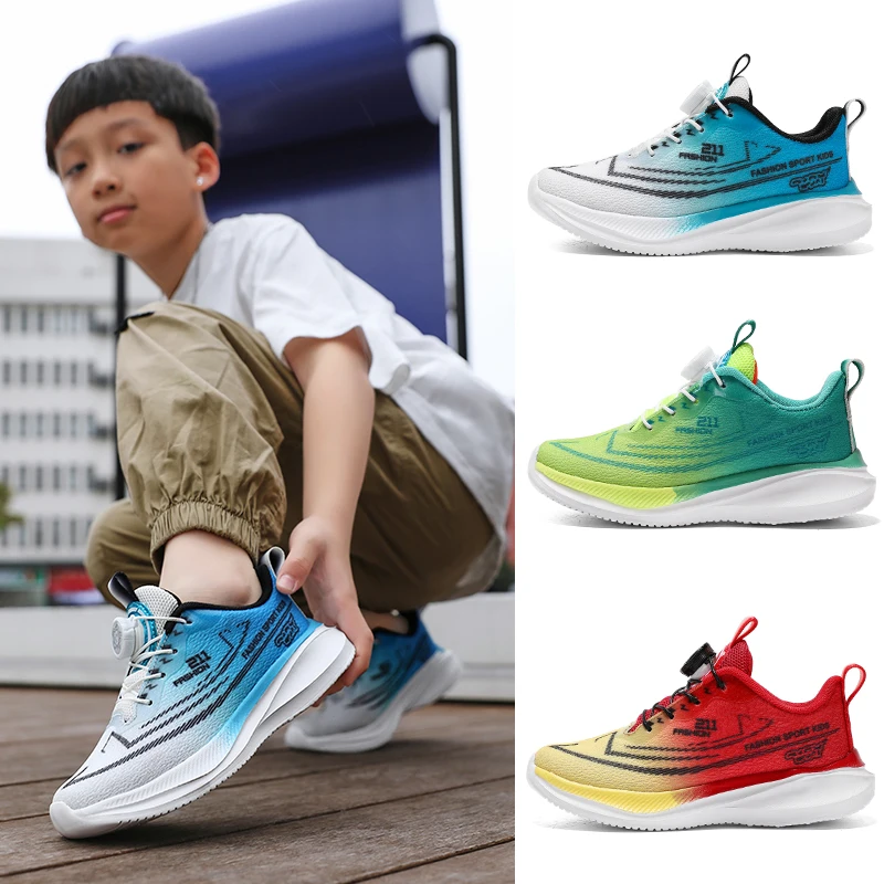 Kids Summer Shoes Boys Tennis Fashion Sneakers Good Quality Mesh Shoes 5530