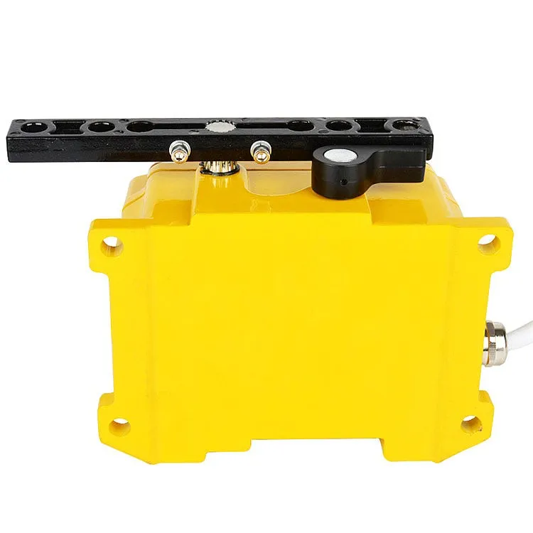 QXSP‑2D Two‑Way Rope Pull Switch Stainless‑Steel Square‑Shape Cable Pull‑Rope Limit Switch for Industrial Conveyor Equipment