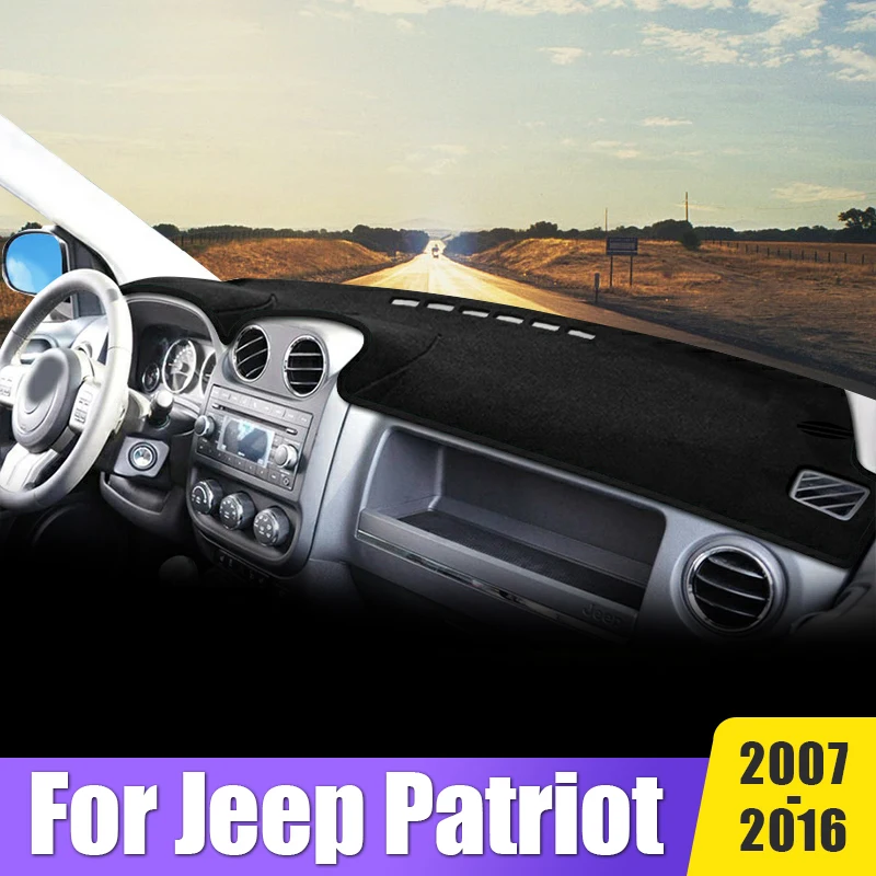 

Car Accessories For Jeep Patriot 2007 2008 2009 2010 2011 2012 2013 2014 2015 2016 Dashboard Cover Avoid Light Mat Non-Slip Pads