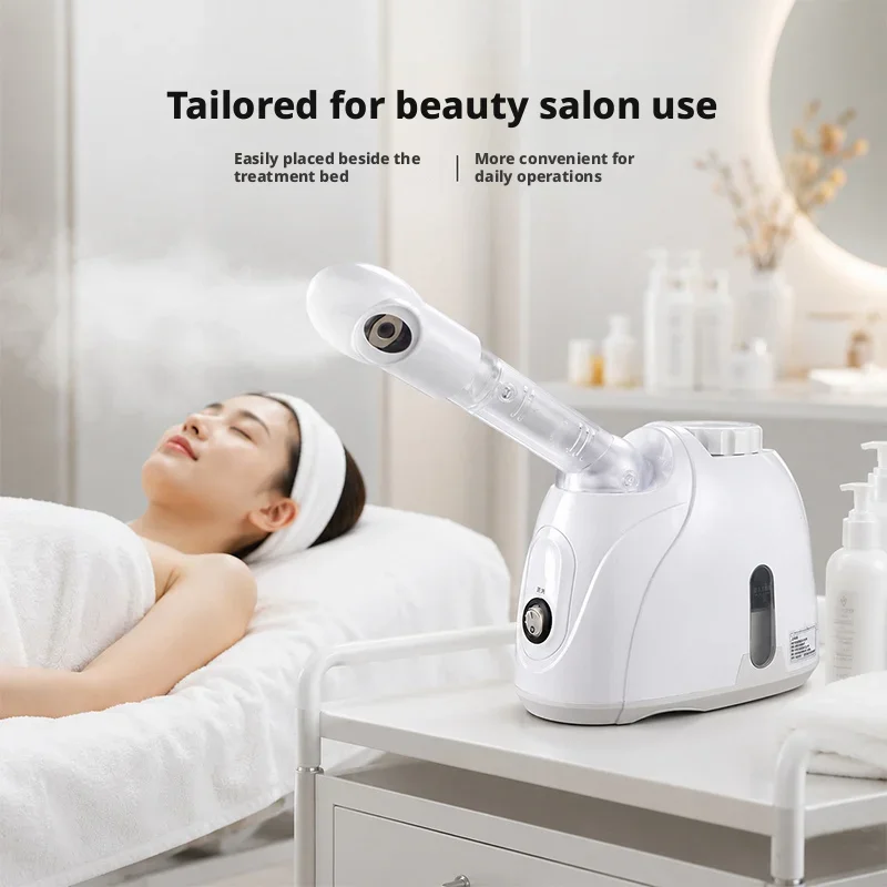 Adjustable Nozzle Facial Steamer Nano Ionic Mist Hydrating Moisturizing Deep Clean Pores Home Skin Care Steamer